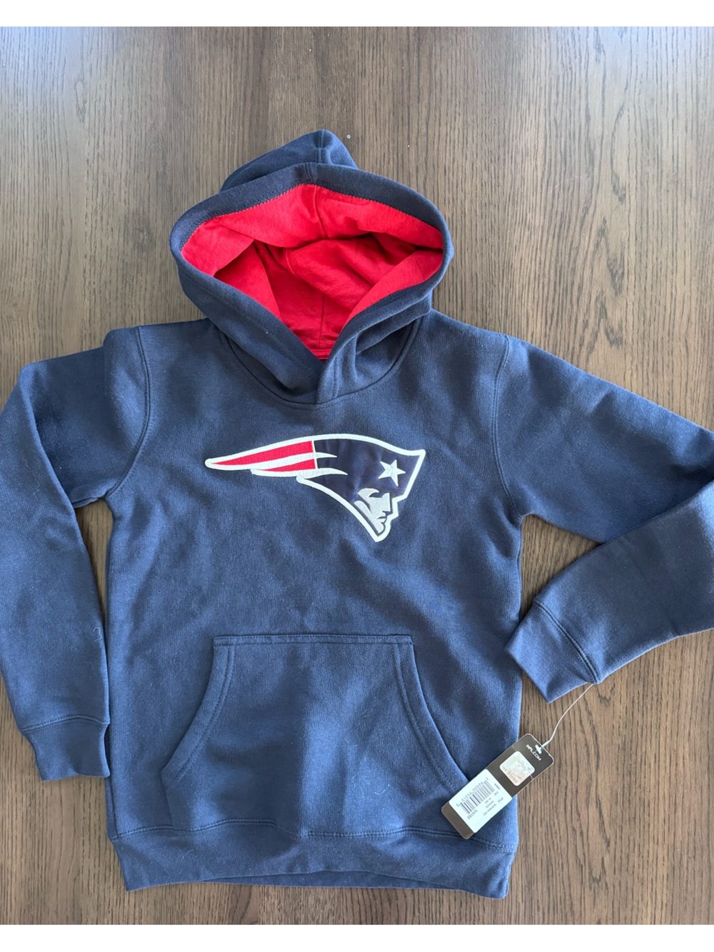 NWT NFL Team Patriots Apparel Youth Hoodie - Medium 10/12